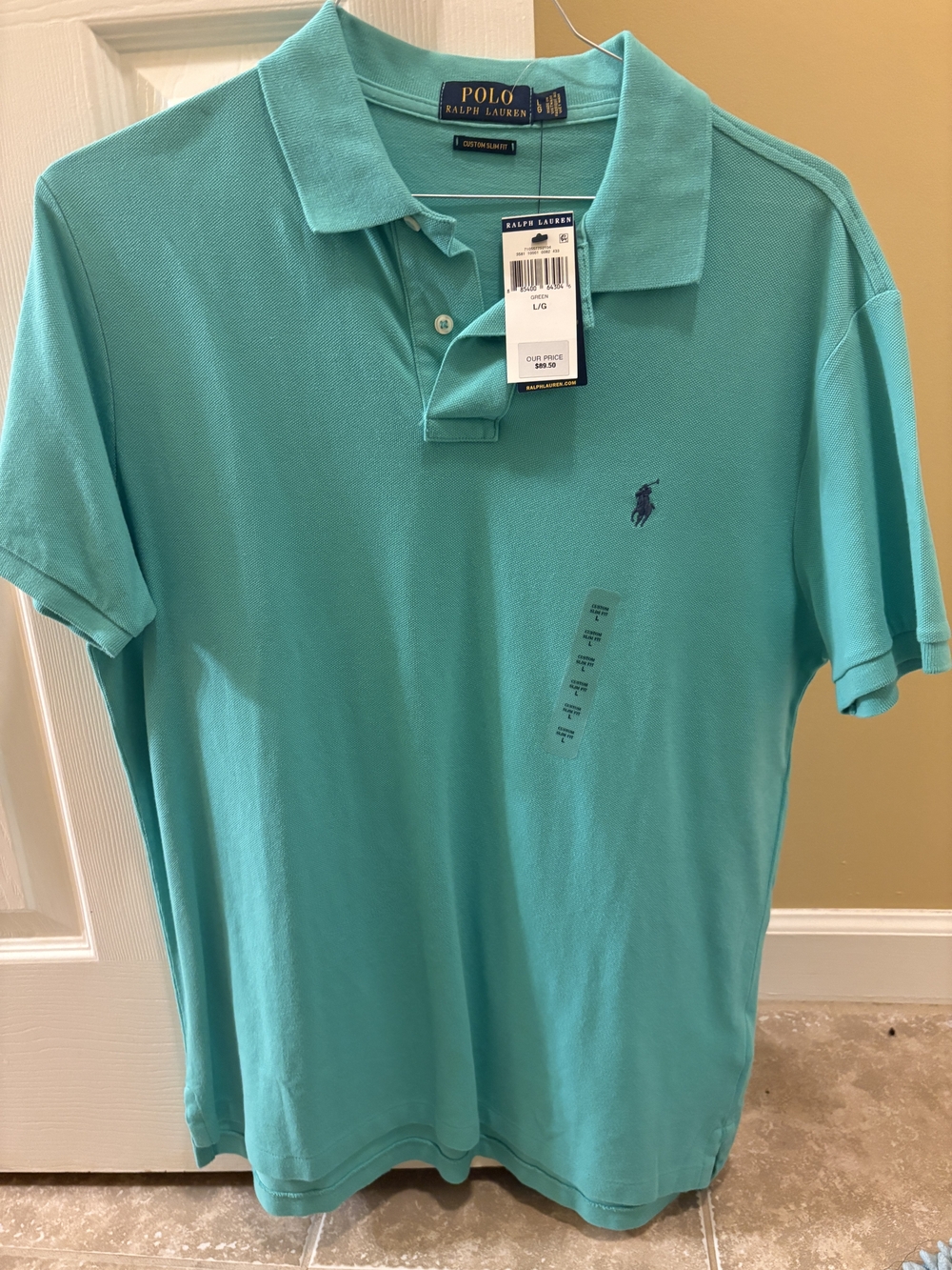 Polo by Ralph Lauren Teal Green Short-Sleeve Classic Polo